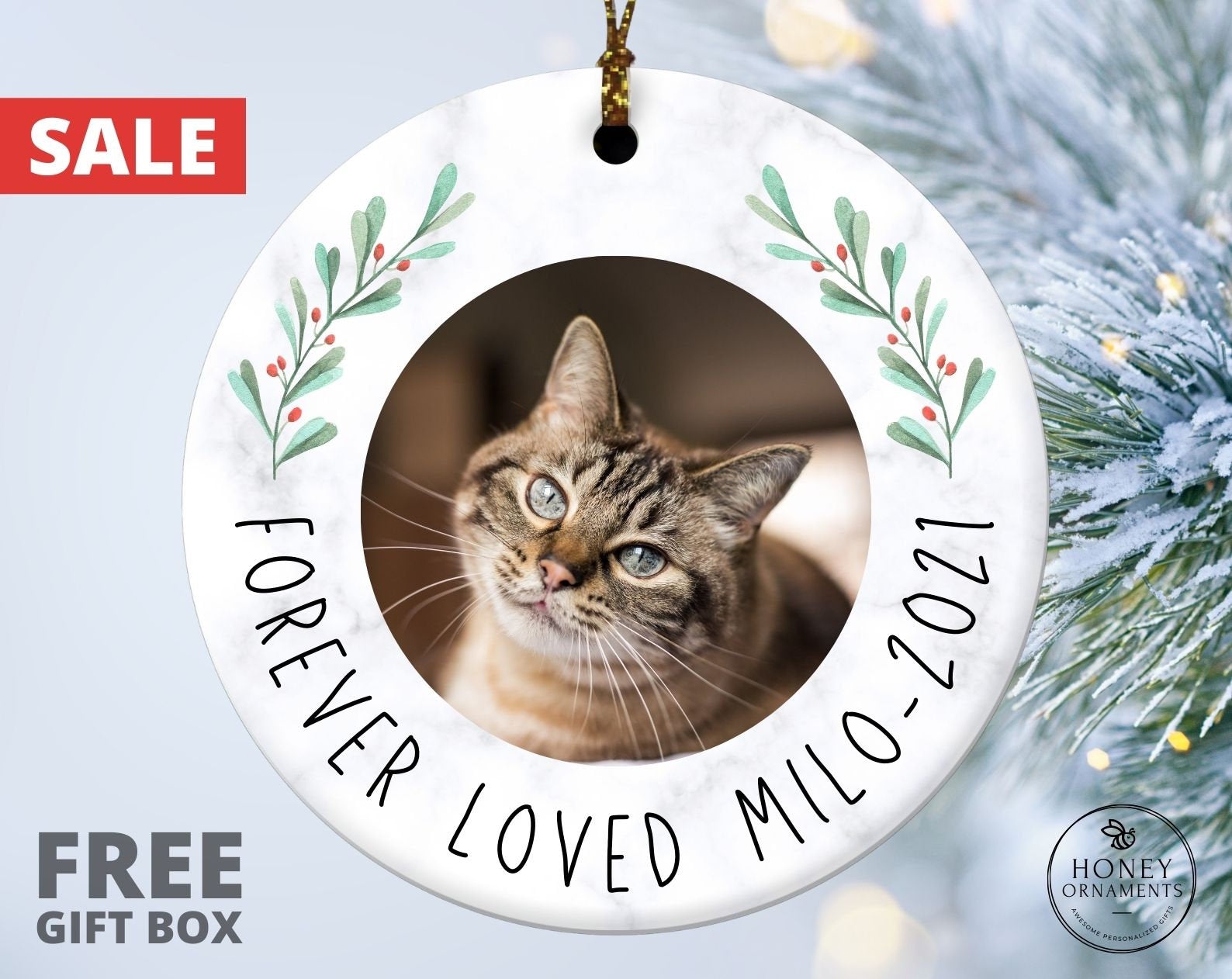 Personalized hotsell cat ornaments